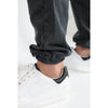 STONE WASHED SWEATPANTS - BLACK