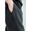 STONE WASHED SWEATPANTS - BLACK