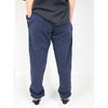 STONE WASHED SWEATPANTS - BLUE