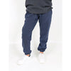 STONE WASHED SWEATPANTS - BLUE