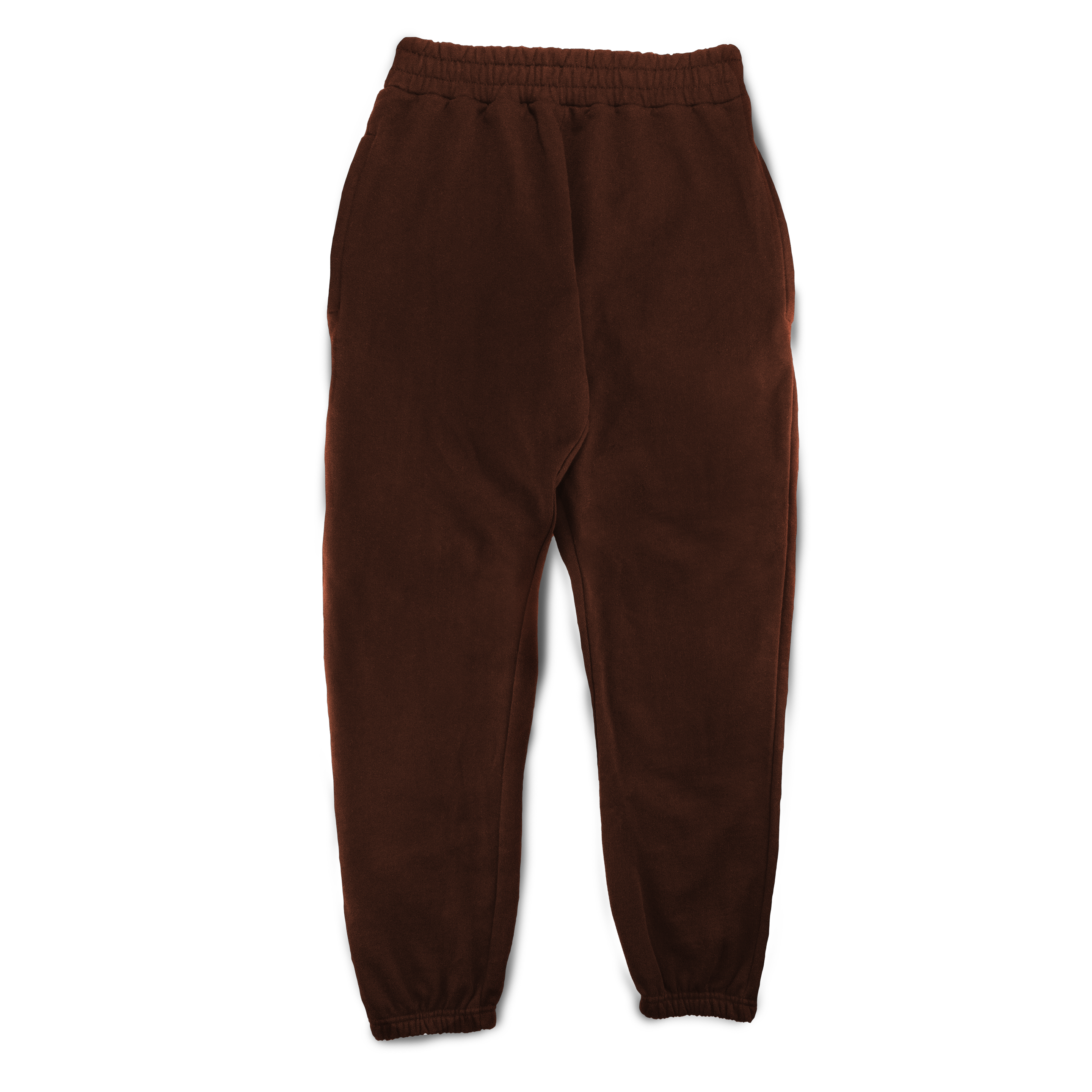 FRENCH TERRY SWEATPANTS - BROWN