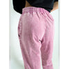 STONE WASHED SWEATPANTS - LIGHT PINK