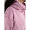 STONE WASHED HOODIE - LIGHT PINK