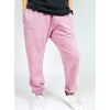 STONE WASHED SWEATPANTS - LIGHT PINK