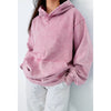 STONE WASHED HOODIE - LIGHT PINK