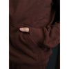 FRENCH TERRY HOODIE - BROWN