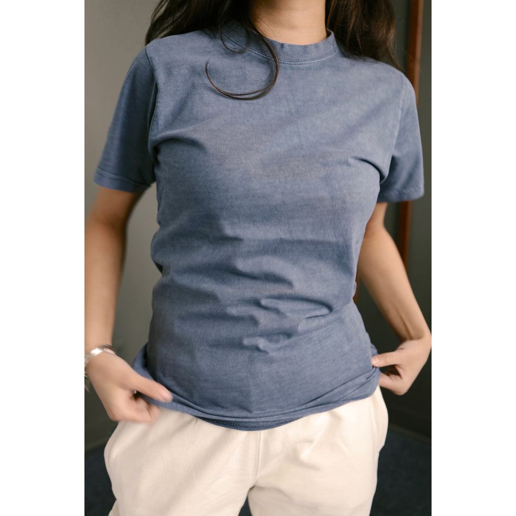 PIGMENT WASHED BLUE T-SHIRT