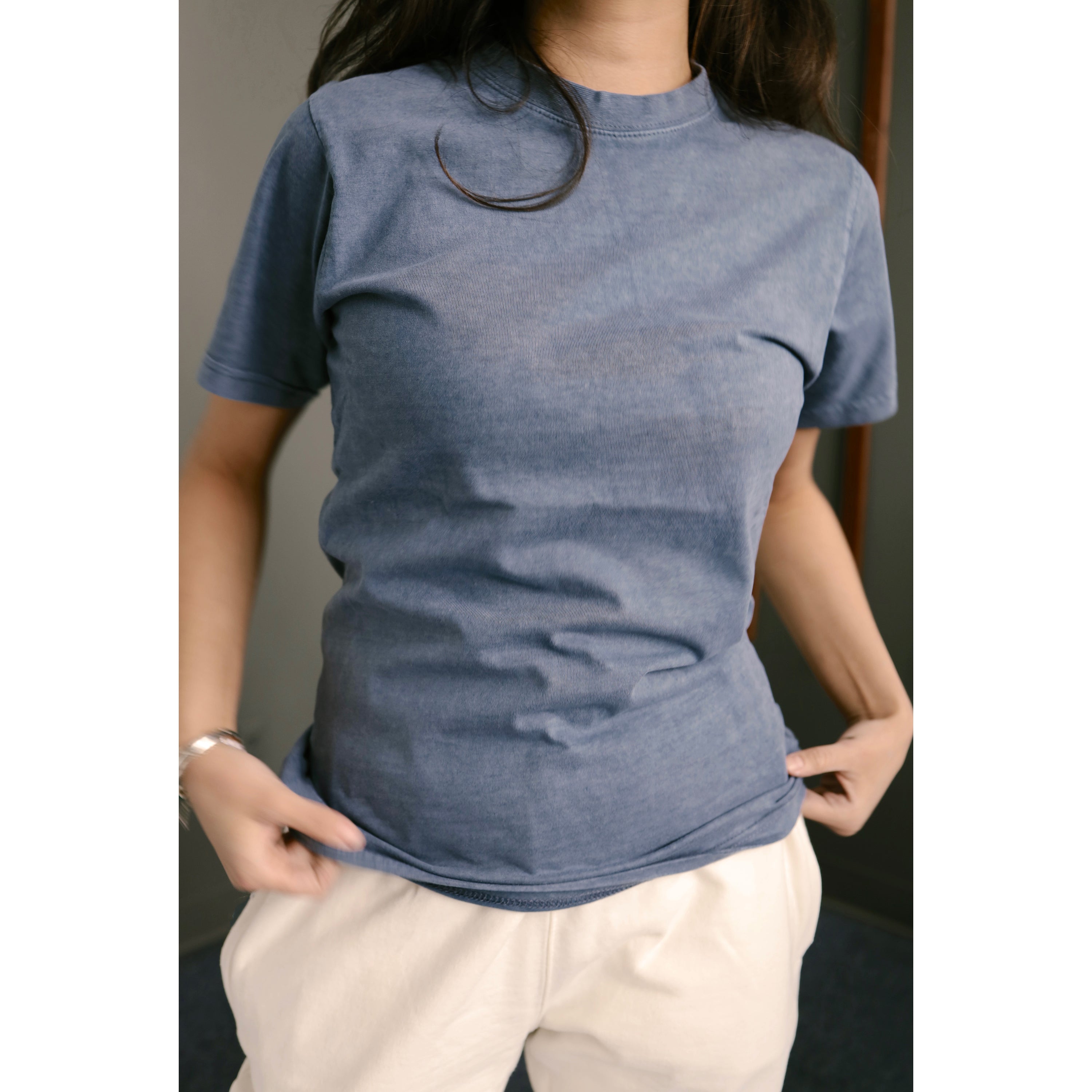 PIGMENT WASHED BLUE T-SHIRT