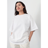 DROPSHOULDER T-SHIRT - WHITE